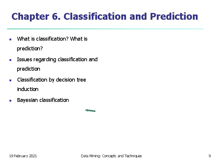 Chapter 6. Classification and Prediction n What is classification? What is prediction? n Issues Chapter 6. Classification and Prediction n What is classification? What is prediction? n Issues