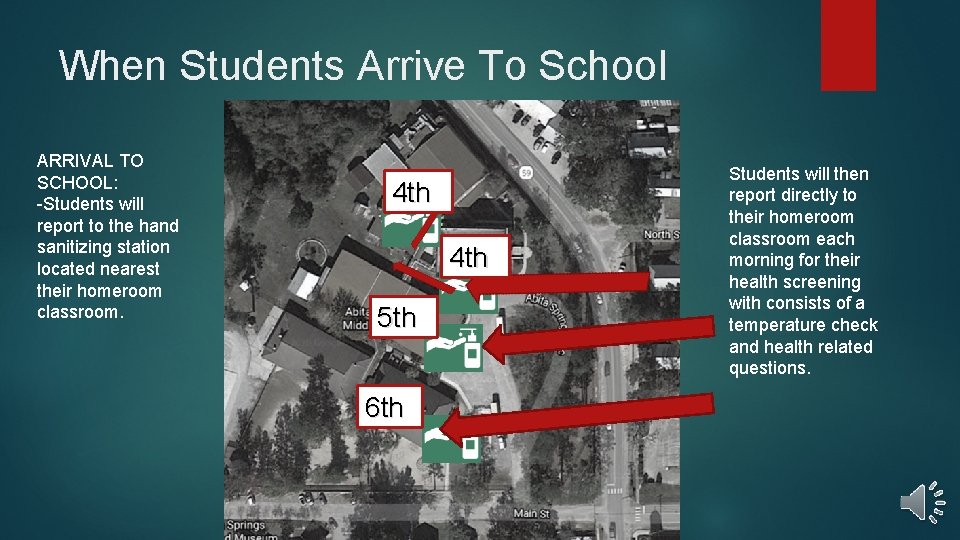 When Students Arrive To School ARRIVAL TO SCHOOL: -Students will report to the hand When Students Arrive To School ARRIVAL TO SCHOOL: -Students will report to the hand