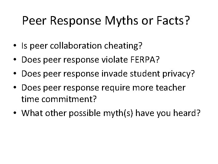 Leveraging the Power of Peer Feedback How UM