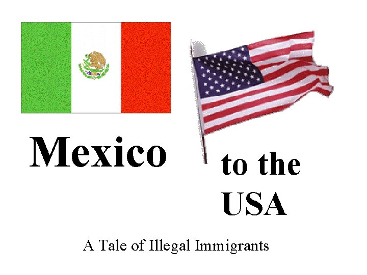 Mexico to the USA A Tale of Illegal Immigrants 