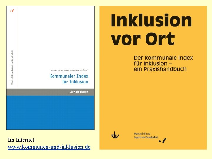 Im Internet: www. kommunen-und-inklusion. de 