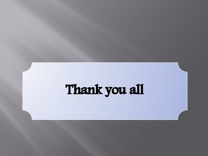 Thank you all 