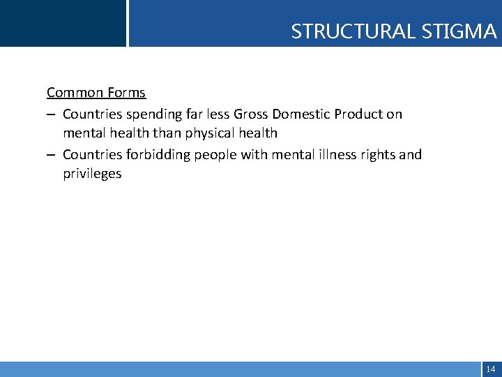 Click to edit Master. STIGMA title style STRUCTURAL • Click to edit Master text