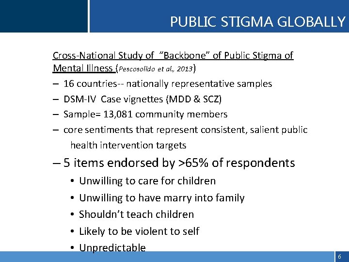 Click. STIGMA to edit Master title style PUBLIC GLOBALLY • Click to edit Master