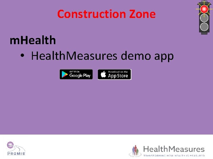 Construction Zone m. Health • Health. Measures demo app 