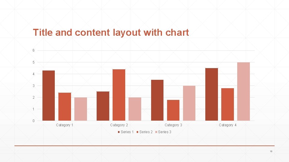 Title and content layout with chart 6 5 4 3 2 1 0 Category