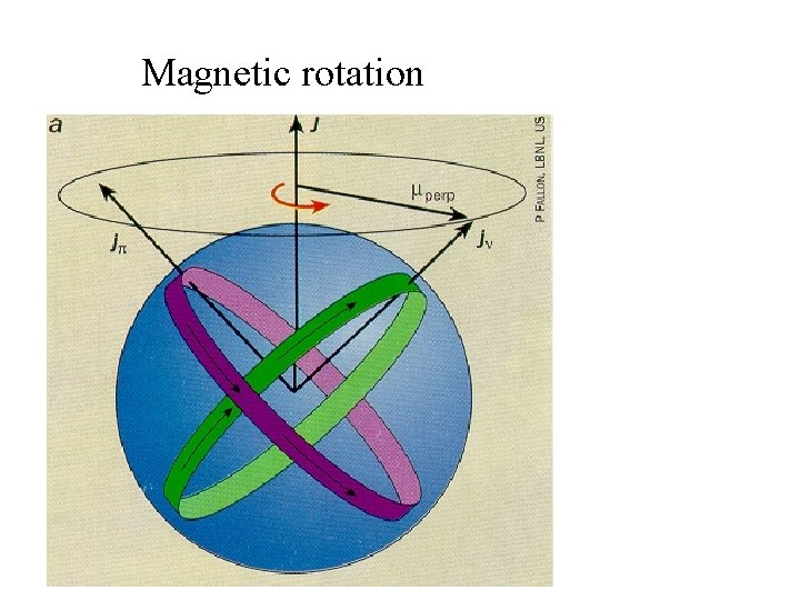 Magnetic rotation 
