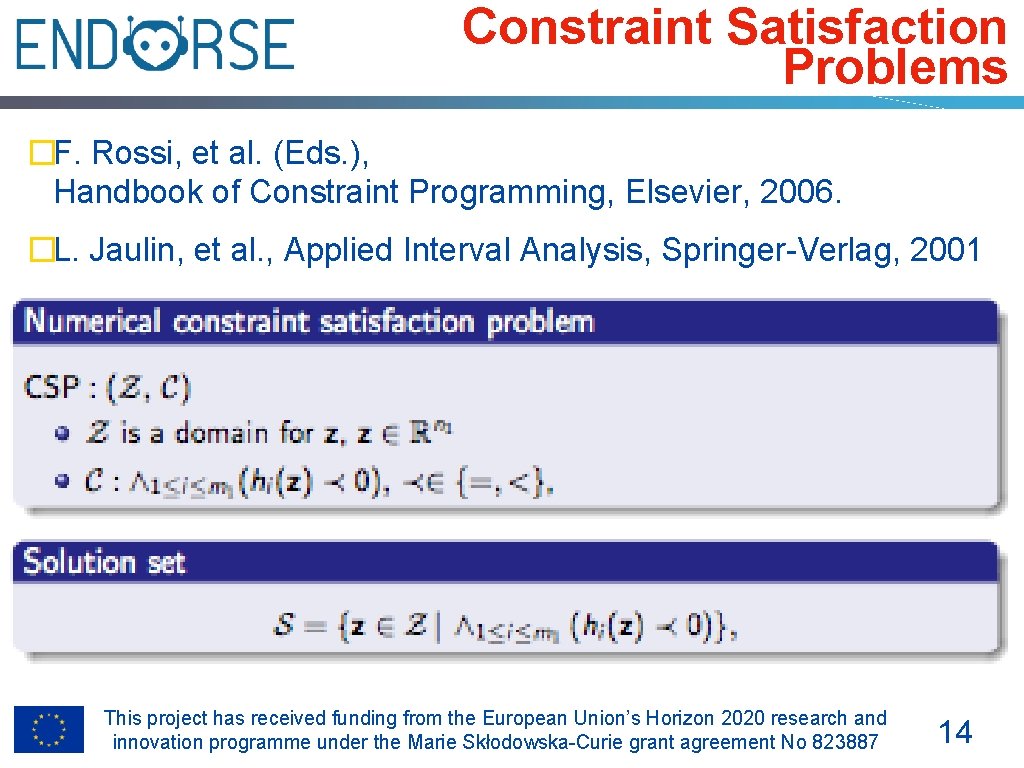 Constraint Satisfaction Problems �F. Rossi, et al. (Eds. ), Handbook of Constraint Programming, Elsevier,