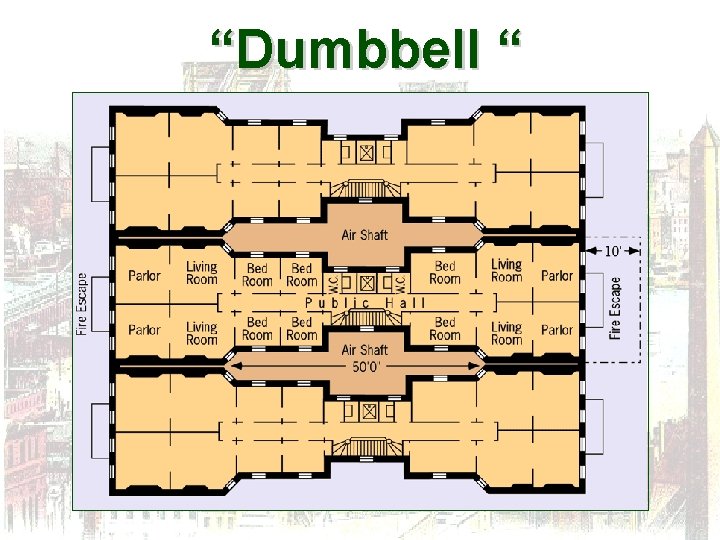 “Dumbbell “ Tenement 