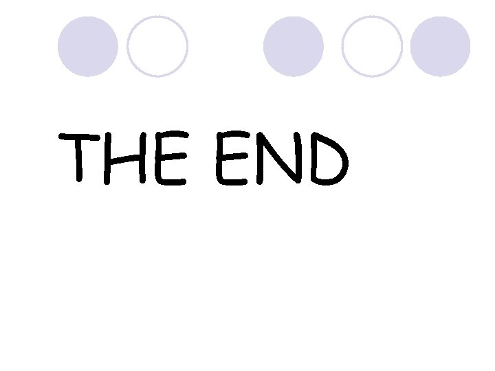 THE END 