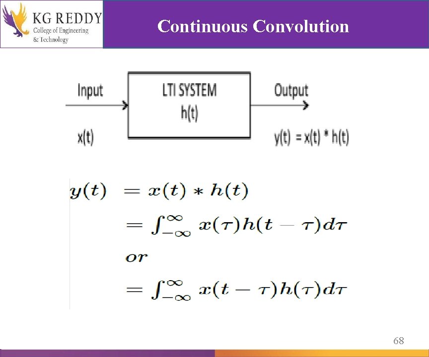 Continuous Convolution 68 