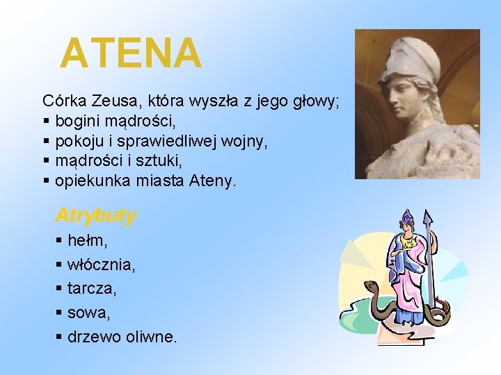 Na Olimpie czyli o bogach greckich W mitologii