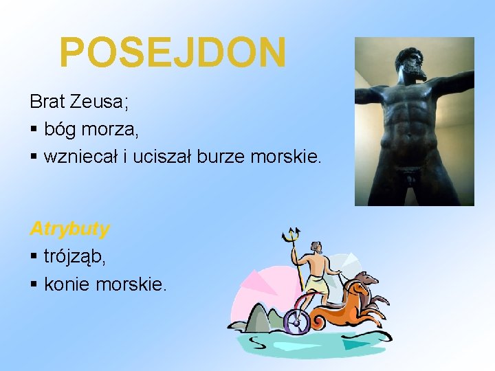 Na Olimpie czyli o bogach greckich W mitologii