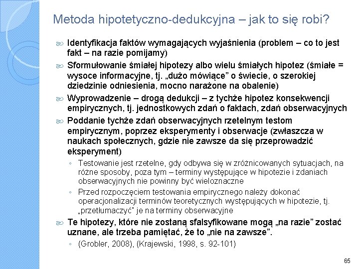 Metoda hipotetyczno-dedukcyjna – jak to się robi? Identyfikacja faktów wymagających wyjaśnienia (problem – co