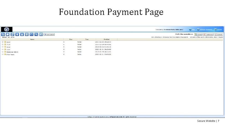 Foundation Payment Page Secure Website | 7 
