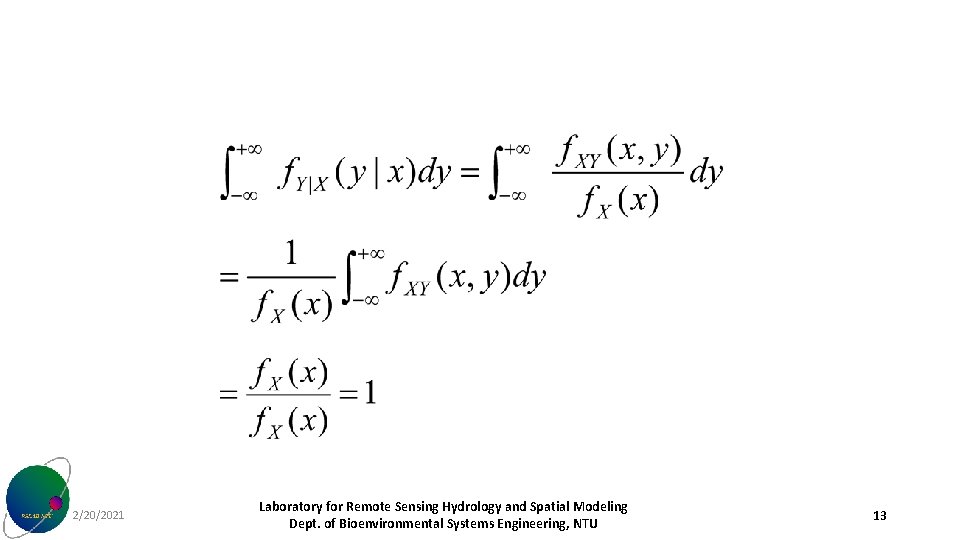 2/20/2021 Laboratory for Remote Sensing Hydrology and Spatial Modeling Dept. of Bioenvironmental Systems Engineering,