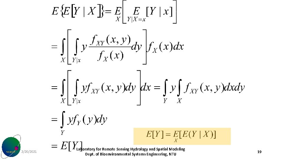 2/20/2021 Laboratory for Remote Sensing Hydrology and Spatial Modeling Dept. of Bioenvironmental Systems Engineering,