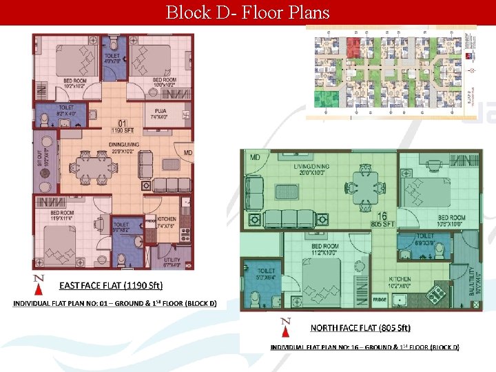 Block D- Floor Plans 