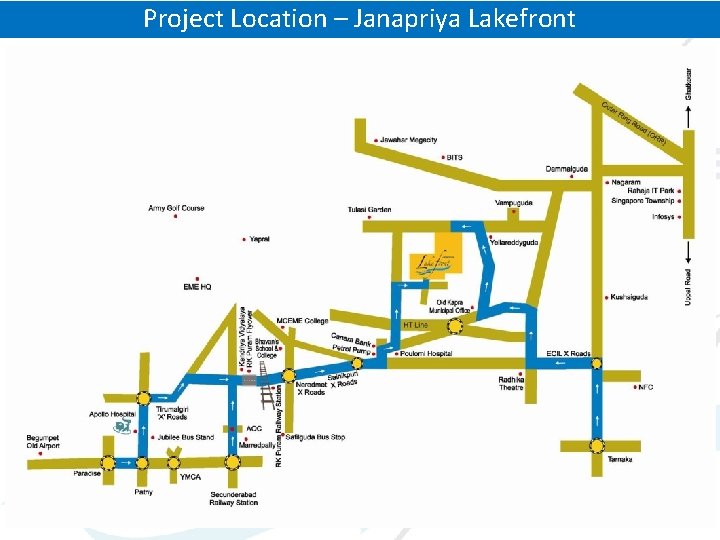 Project Location – Janapriya Lakefront 