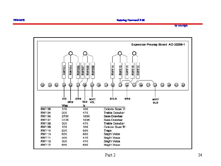 PREAMPS Restoring Hammond X-66 by dan. vigin Part 2 34 