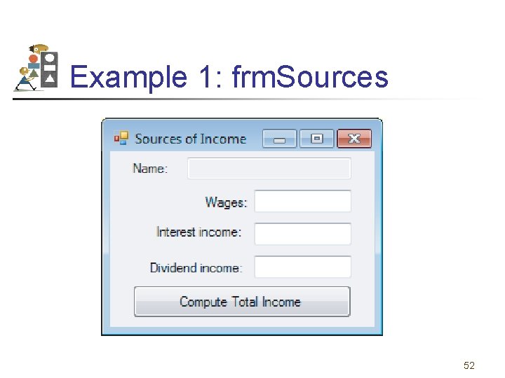 Example 1: frm. Sources 52 