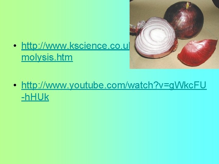 • http: //www. kscience. co. uk/animations/plas molysis. htm • http: //www. youtube. com/watch? • http: //www. kscience. co. uk/animations/plas molysis. htm • http: //www. youtube. com/watch?