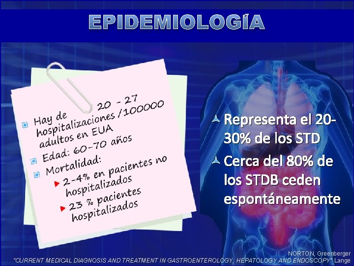 EPIDEMIOLOGÍA Representa el 20 - 30% de los STD Cerca del 80% de los