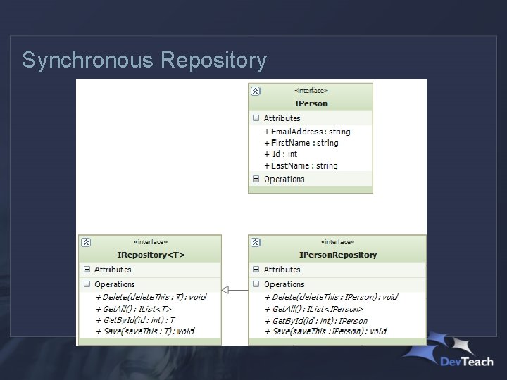 Synchronous Repository 
