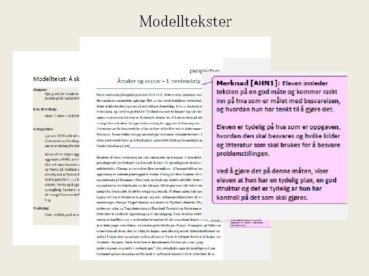 Modelltekster 