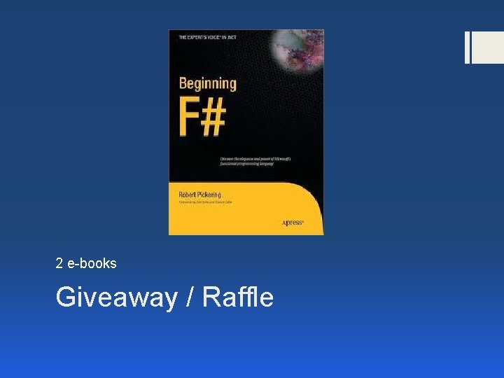 2 e-books Giveaway / Raffle 