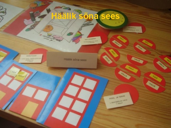 Häälik sõna sees PEITUSEMÄNG R-täishäälikute vahel -A. Jõesaar TÄHEKELL -täishäälikute vahel -T. Albert L