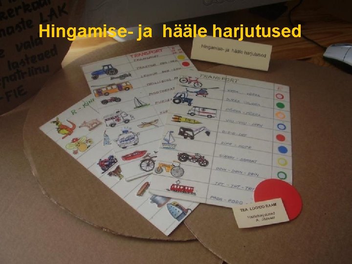 Hingamise- ja hääle harjutused • TEA LOGICO RAAM Hääldusmäng - A. Jõesaar • RONGISÕIT