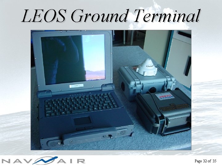 LEOS Ground Terminal Page 32 of 35 