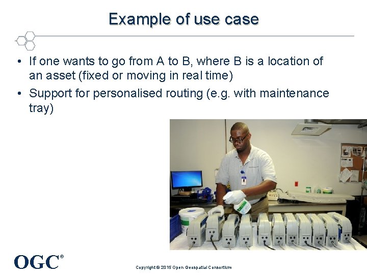 Example of use case • If one wants to go from A to B,