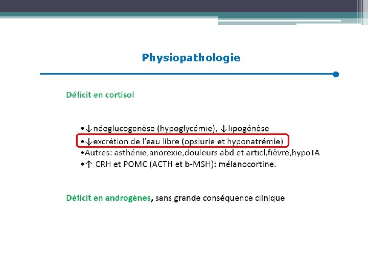 Physiopathologie 