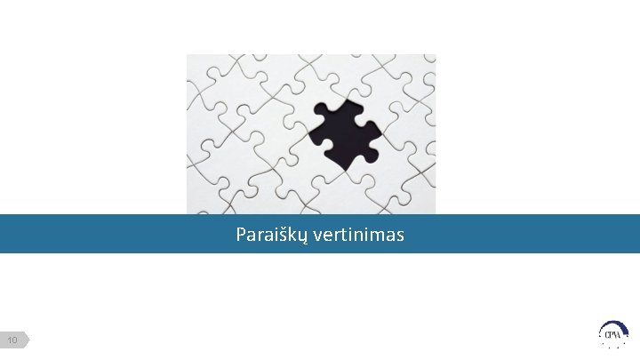 Paraiškų vertinimas 10 