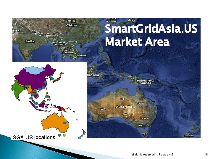 Smart. Grid. Asia. US Market Area SGA. US locations all rights reserved February 21