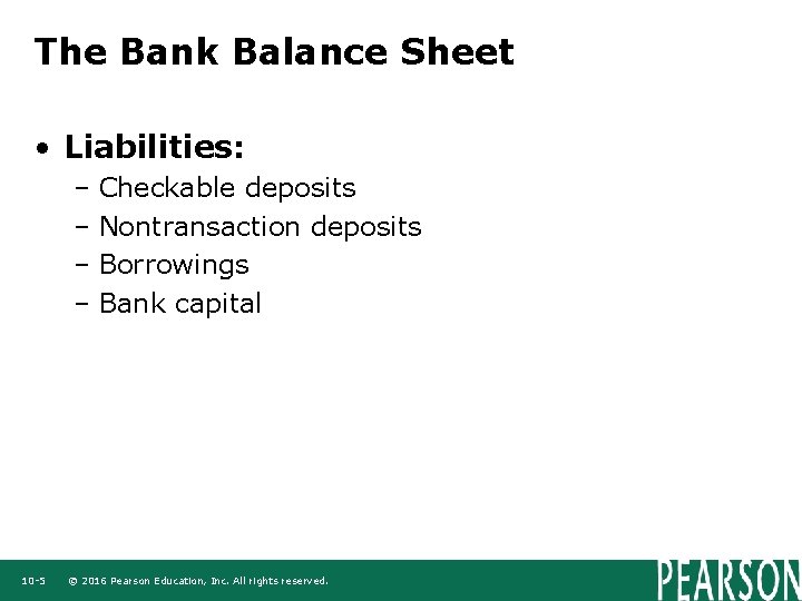Chapter 9 Banking and the Management of Financial