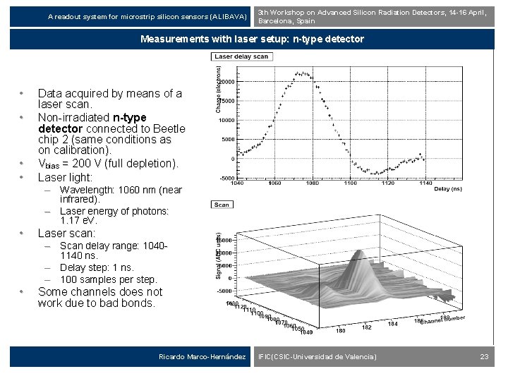 A readout system for microstrip silicon sensors (ALIBAVA) 3 th Workshop on Advanced Silicon