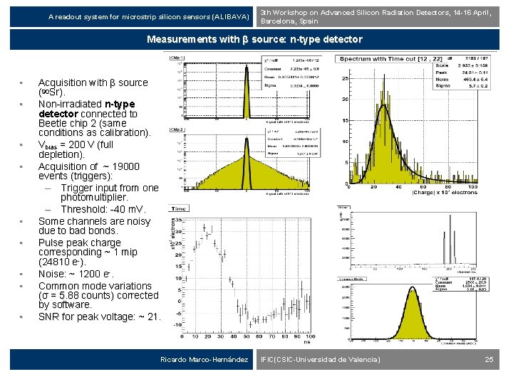 A readout system for microstrip silicon sensors (ALIBAVA) 3 th Workshop on Advanced Silicon