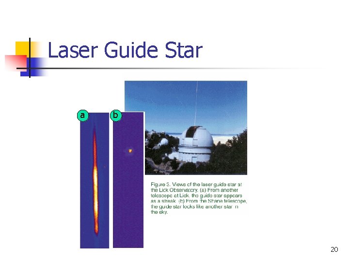 Laser Guide Star a b 20 