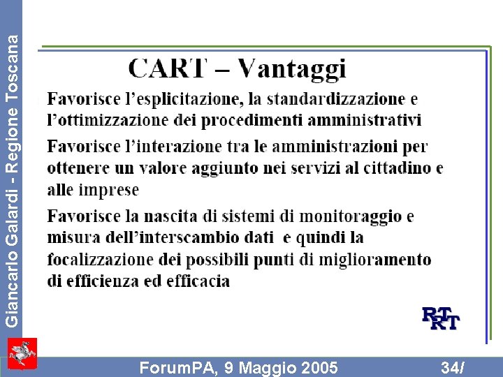 Forum. PA, 9 Maggio 2005 34/ Giancarlo Galardi - Regione Toscana 