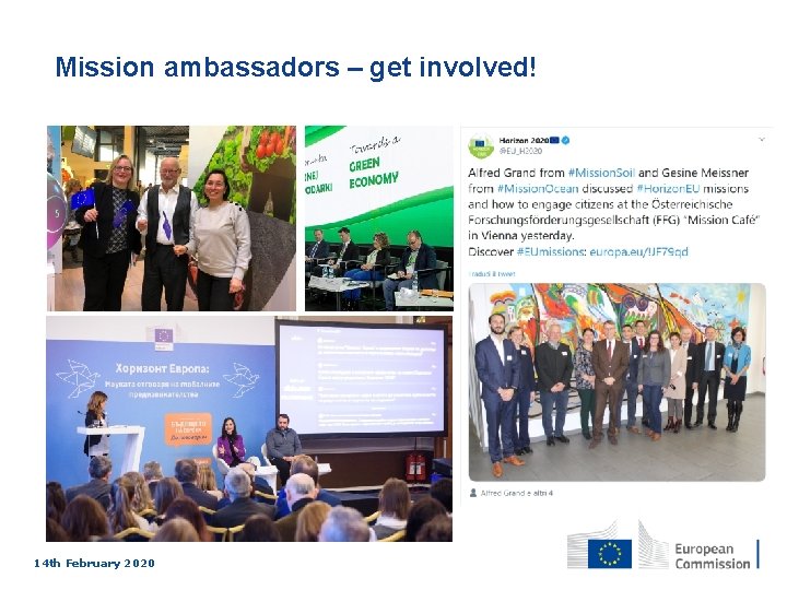 Mission ambassadors – get involved! 14 th February 2020 