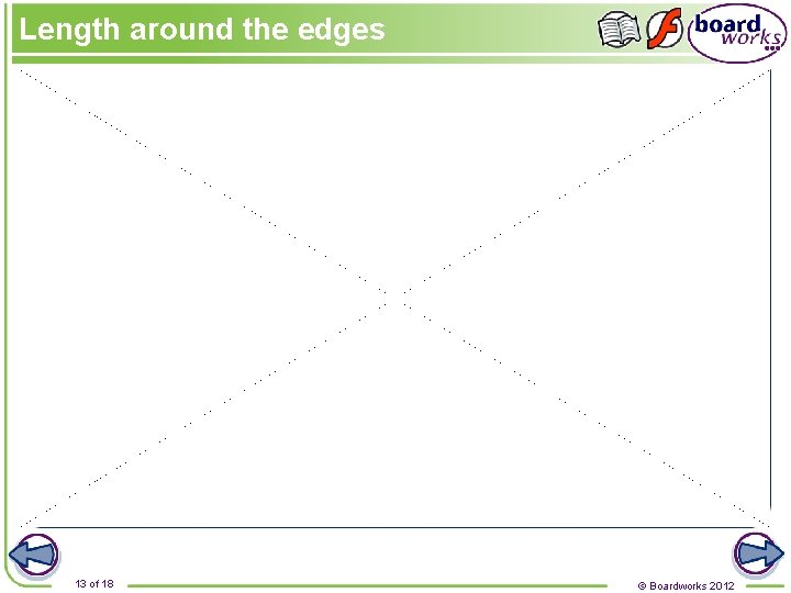 Length around the edges 13 of 18 © Boardworks 2012 