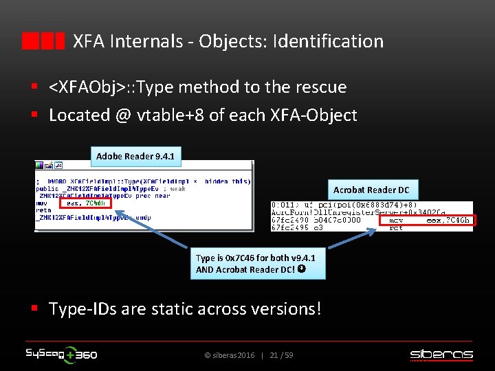 XFA Internals - Objects: Identification § <XFAObj>: : Type method to the rescue §