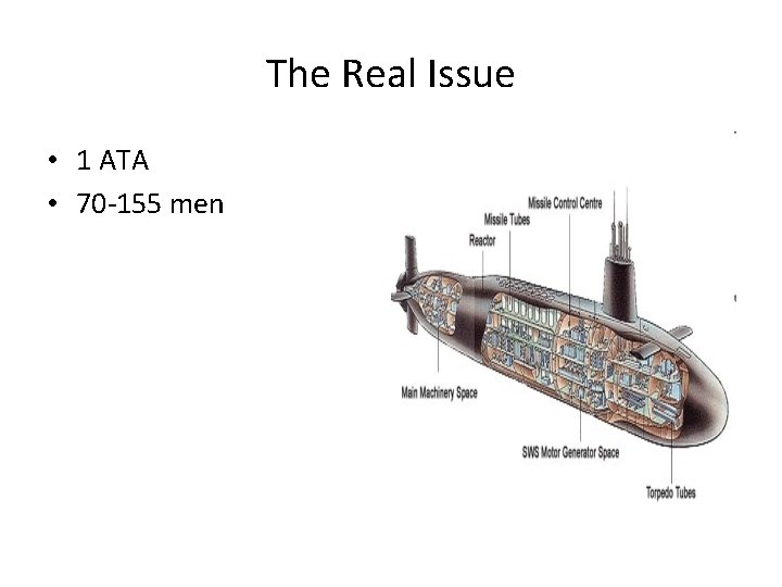 The Real Issue • 1 ATA • 70 -155 men 