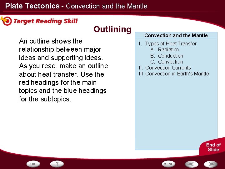 Plate Tectonics - Convection and the Mantle Outlining An outline shows the relationship between