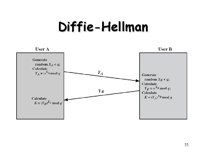 Diffie-Hellman 55 Diffie-Hellman 55