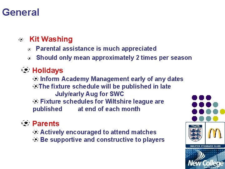 General Kit Washing Parental assistance is much appreciated Should only mean approximately 2 times