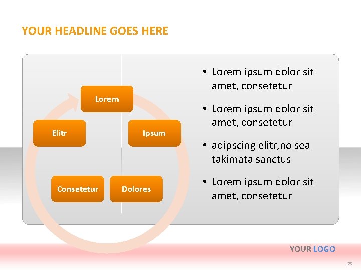 YOUR HEADLINE GOES HERE • Lorem ipsum dolor sit amet, consetetur Lorem Elitr Consetetur